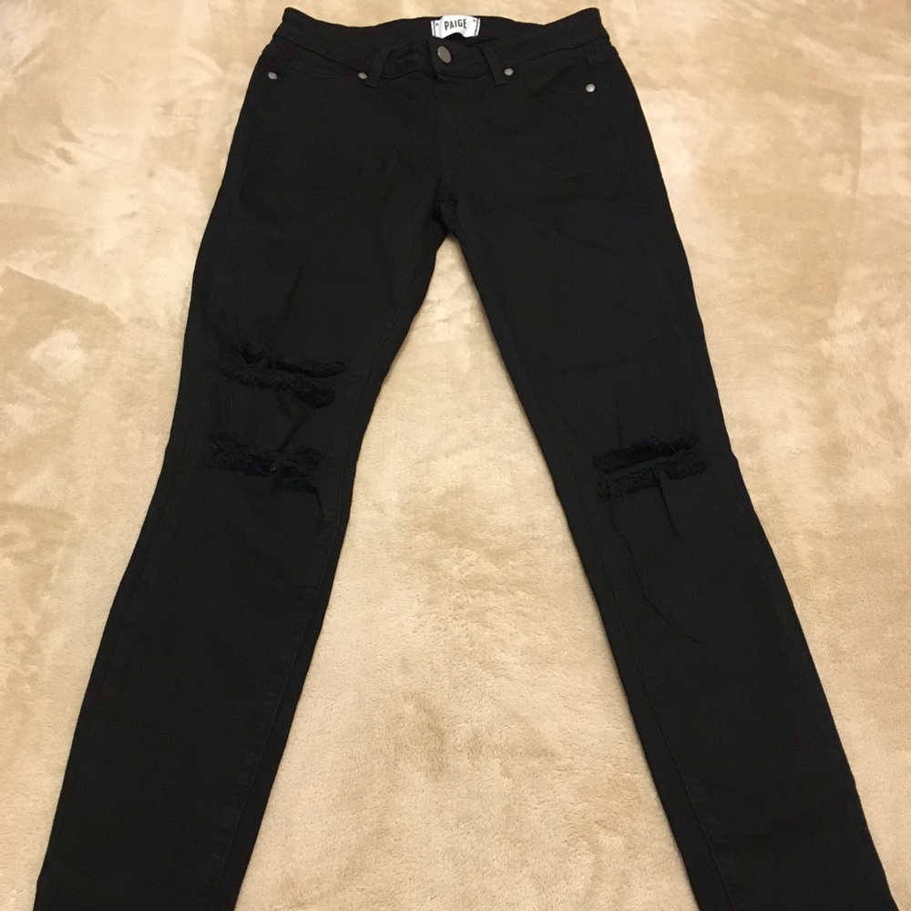 Paige Distressed Ankle Jean
